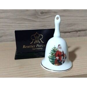 Reutter Porcelain Christmas Miniature Bell From Germany‎